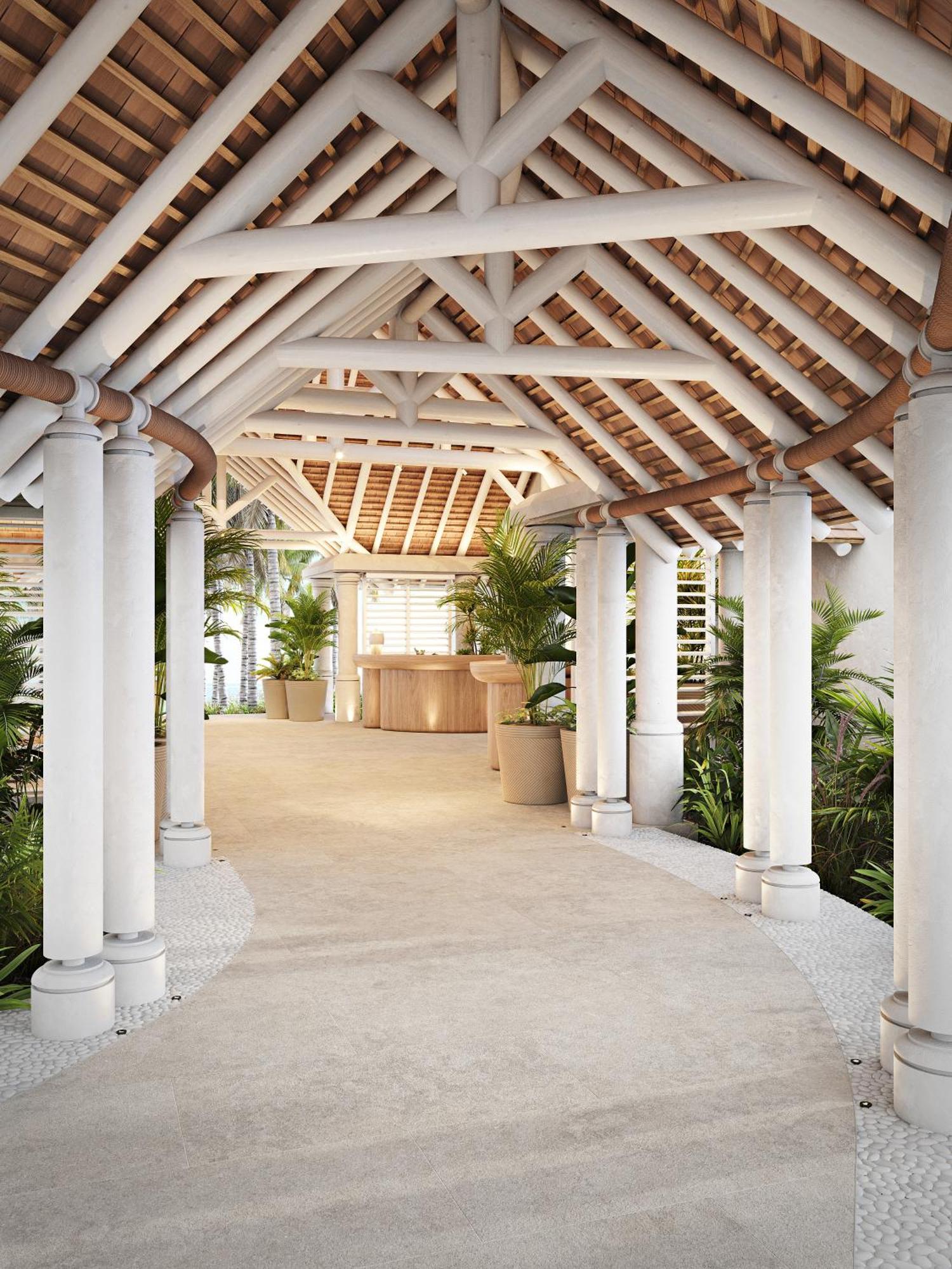 LUX* Belle Mare Resort&Villas Esterno foto The lobby of the hotel